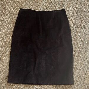 Vintage Gap chocolate Brown Suede Women's Skirt